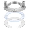 uxcell Female Thread Hex Lock Nut M32 x 1.5 Stainless