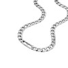 Fossil Heritage JF04769040 Men's Stainless Steel Necklace, Silver, Length: 508
