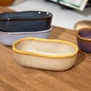 Oval Reactive Glaze Mini Oven Dishes Set Of 4 Ceramic