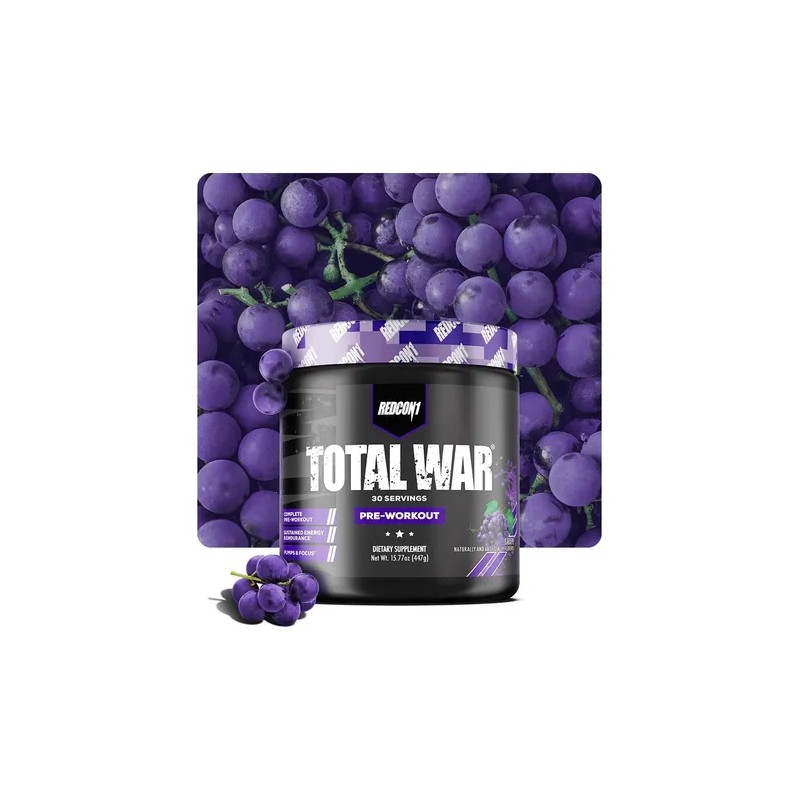 Pre Entreno Redcon1 Total War 30 Servicios Sabores Mer Env