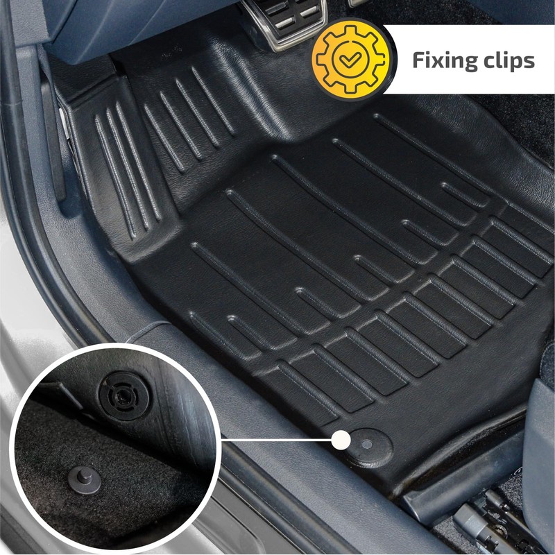 3D Floor Mats for 2013-2020 Ford Fusion/Lincoln MKZ 2013-2020 Heavy