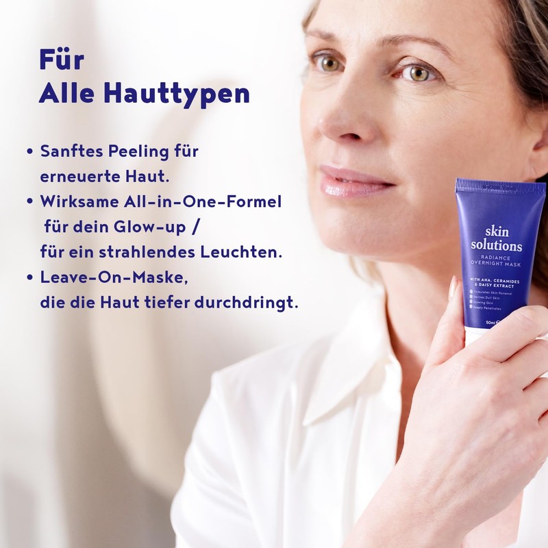 Night Face Mask - Moisturising Mask, Regenerates Skin Overnight with