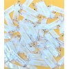 Le Must Yellow Sweetener Packets Biodegradable Compostable Clear Stick Sucralose