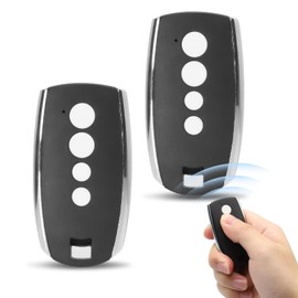 Remote Control Gate, Compatible with King Gates STYLO2K STYLO4K Pen, Transmitter Radio 433MHz, 4 Channels, Garage Door, Roll Codes (Pack of 2)