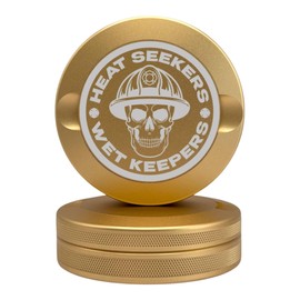 First Responders: Fire | Zyn Metal Can | Metal Zyn Container | Pouch Container | Small Storage Tin (Champagne Gold)