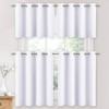 NICETOWN 50% Blackout Curtains for Kitchen - 36 Inches Long