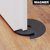 WAGNER Door Stop Black - Diameter 110 x 15 mm,