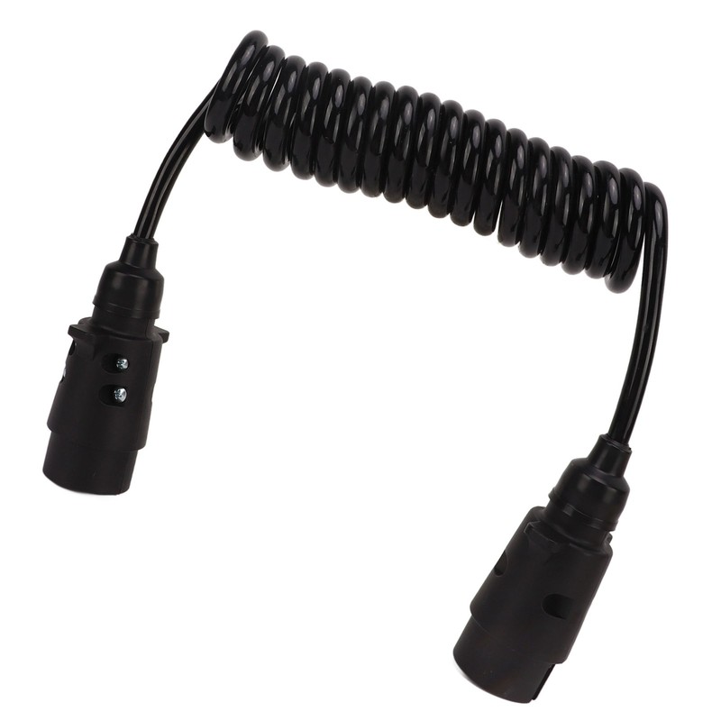 2m Trailer Light Board Extension Cable 7Pin Plug Socket Adapter