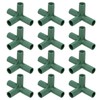 M METERXITY 12 Pcs 16mm Greenhouse Frame Building Connectors, 4