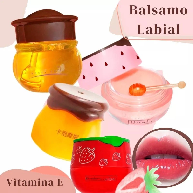 Veraly Mascarilla Hidratante Para Labios Crema Vitamina E