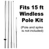 4 Less Co SHAVED ICE - Windless Swooper Flag Feather