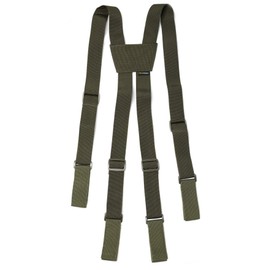 MELOTOUGH Tactical Suspenders Police Suspenders for Duty Belt with Durable Suspender Loop up 2.25 inch, Army Green, One Size