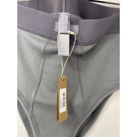 SKIMS Cotton Rib Briefs Color Pacific Size S Sold Out NWT