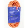 PrimeTrendz 20-Foot General Purpose Indoor-Outdoor Grounded Extension Cord in Orange