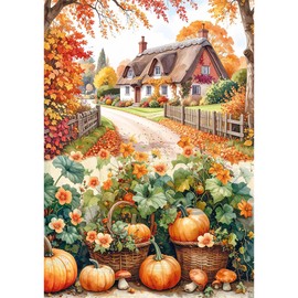 Ciao Bella A5 Rice Paper Art Set - 8 Sheets Rice Paper (Hello Fall)