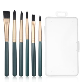 6 Pcs Travel Paint Brush Set – Mini Watercolour Brushes for Artists