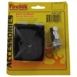 Universal Firestik K-74 Heavy Duty CB Radio Antenna Trunk Lip Mount w/ K4 Stud