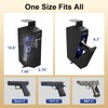 movgul Gun Safe, Biometric Drop Down Bedside Gun Safe Quick