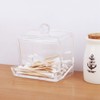 Acrylic Swab Storage Dispenser Holder Clear Makeup Organizer Cotton Bud
