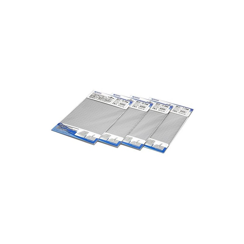 Wave (Wave) Material Series Plastic Plate B5 Gray 0.3mm Thick