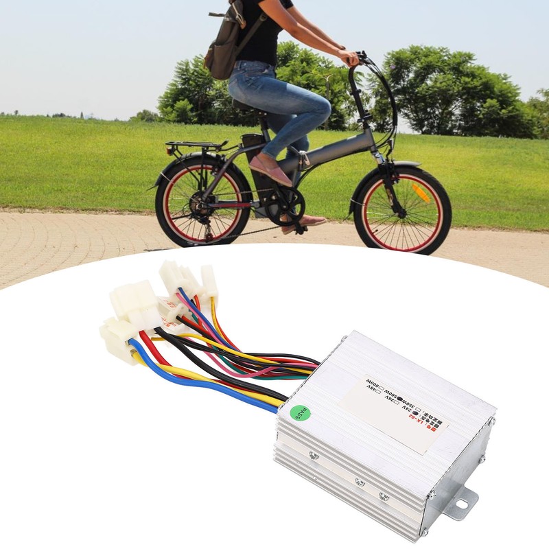 Electric Bike Brush Controller 24V 500W Multi Protection Aluminum Motor