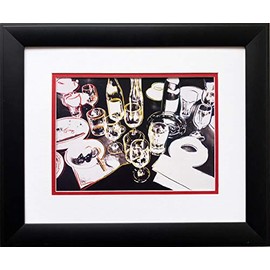 Gallerygems Andy Warhol After the Party CUSTOM FRAMED Pop Art Litho 17.5" x 15"