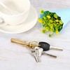 [PATIKIL] U Hook Key Chain 2" Length Solid Brass Wallet