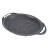 Kitchen Food Processor Robot Tray with Perforated Holes Steaming Tray