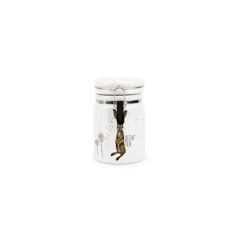 Purely Home Hares & Dandelions Decaf Tea Ceramic Storage Canister
