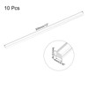 sourcing map 10pcs Acrylic Square Rods 3/16" x 12" Clear