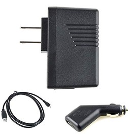 Digipartspower5V 2A 10W Charger Cable Cord + Car + Wall Plug for Finishing Touch Flawless Hair Remover