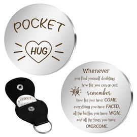 Easter Gifts Friendship Gifts Pocket Hugs Get Well Soon Gifts Thinking of You Gifts Keychain Cheer up Gifts for Women School Gift Son Gift Girl Gift Miss You Gifts Positive Gifts Proud of You Gifts