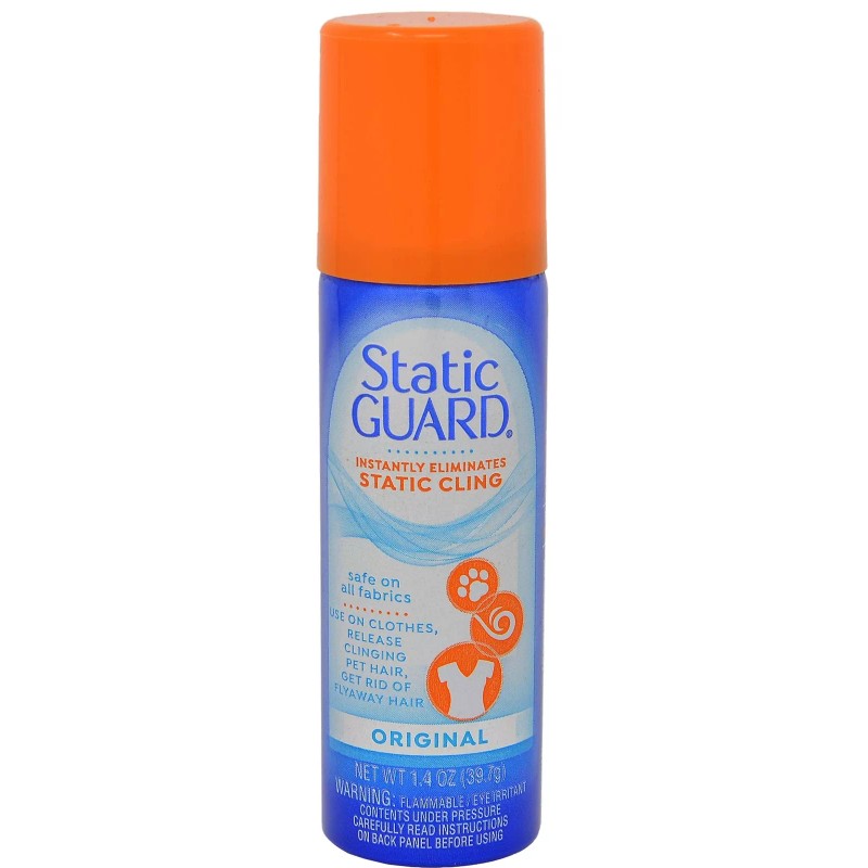Static Guard AntiStatic Spray 3 Piece Set 5.5oz and Travel