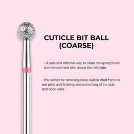 Kiara Sky Cuticle Bit Bundle - 6 Piece Set | Diamond Cuticle Drill Bits