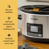 Crock-Pot 7-Quart Slow Cooker, Portable Programmable with Timer, Locking Lid,