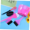 FRCOLOR 6pcs Rose Hair Dye Kit Hair Coloring Tools Set