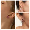 GUSXPPD 8 Pairs Acrylic Flesh Tunnels,Ear Stretching Kit, Acrylic Double