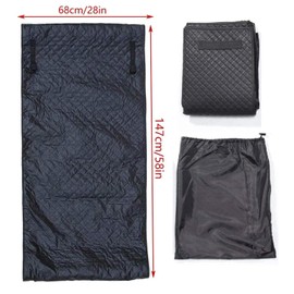 QVFHL Rolling Creeper Mat Car Repair 58"X28", Foldable Car Repair Pad with Storage Bag for Low Clearance, Special Roads, Long-Distance Trucks, Mechanics Pad