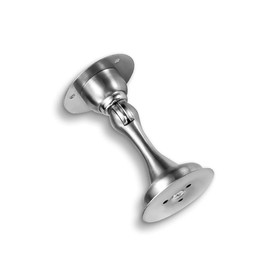 Stainless Steel Door Sticker Hidden Door Holders Catch Floor Wall Mounted Nail-Free Doorstop Door Hardware (Color : White)