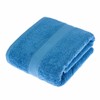 HOMESCAPES Cobalt Blue Turkish Cotton Bath Towel Super Soft Thick