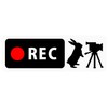 Dash Cam Sticker Bunny & Video Camera Banner Type (For