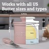PriorityChef French Butter Crock with Lid, Keep Butter Spreadable &