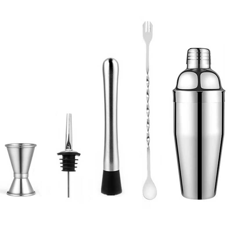Bartender Kit Leakage Proof 304 Stainless Steel Bartending Tool 750ml