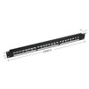 ENS 24 Port Blank Keystone Patch Panel, Wallmount or Rackmount