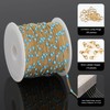 YOUBEIYEE - Cadena fina de acero inoxidable chapada en oro