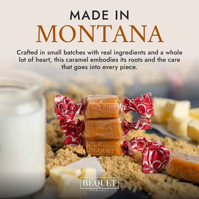 Béquet Caramel - Classic - Caramel Candy Individually Wrapped -