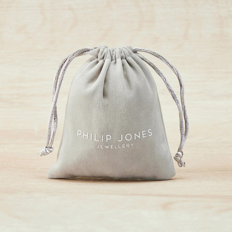 Philip Jones Sterling Silver Initial I Necklace