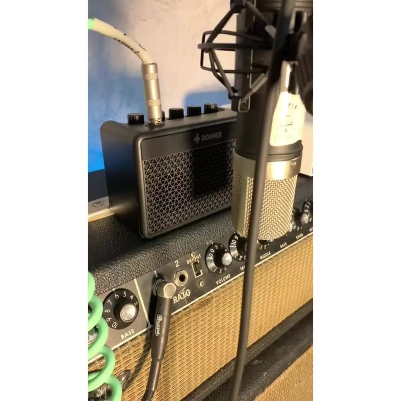 Donner 🔊 Donner Guitar Amplifier 5W Electric Desktop Guitar-amp Practice