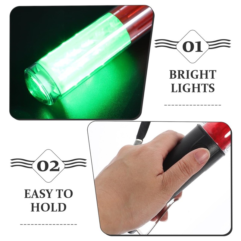 GARVALON Luminous Stick for Concerts, Luminous, Reusable Cheer Stick with