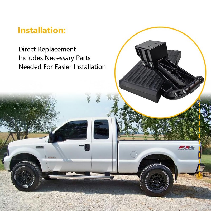 Rear Bed Step Retractable Bumper Step | Fit for 1999-2016